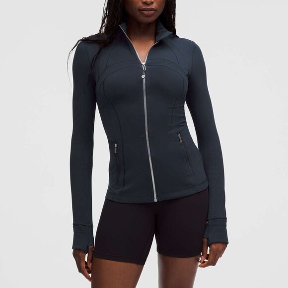 NWT Lululemon Define Jacket, Sz 6, True Navy/Mirror Silver - Picture 1 of 7